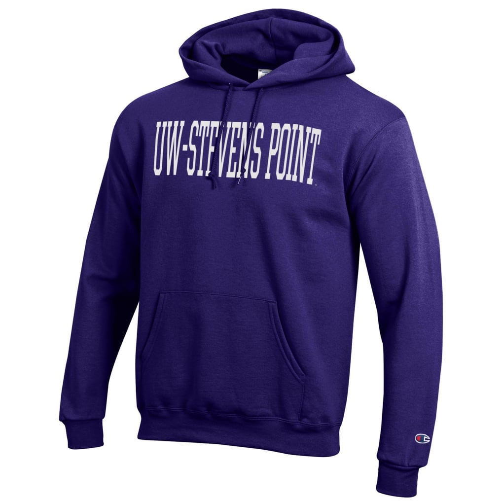 Wisconsin-Stevens Point Pointers Champion Eco Powerblend Pullover Hoodie - Purple