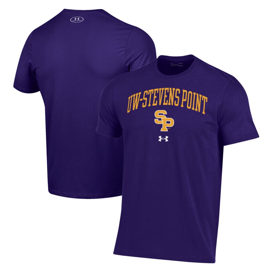 Wisconsin-Stevens Point Pointers Under Armour Performance T-Shirt - Purple