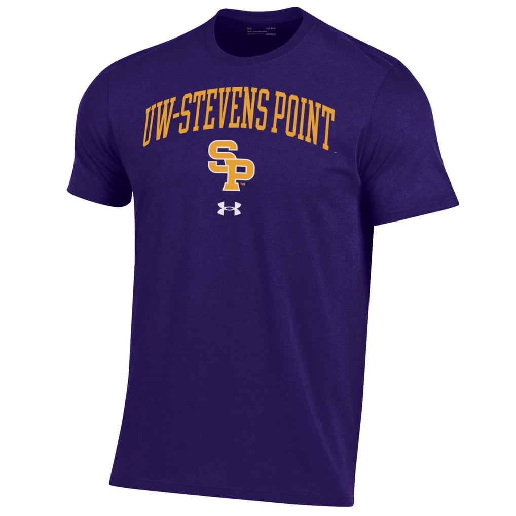 Wisconsin-Stevens Point Pointers Under Armour Performance T-Shirt - Purple