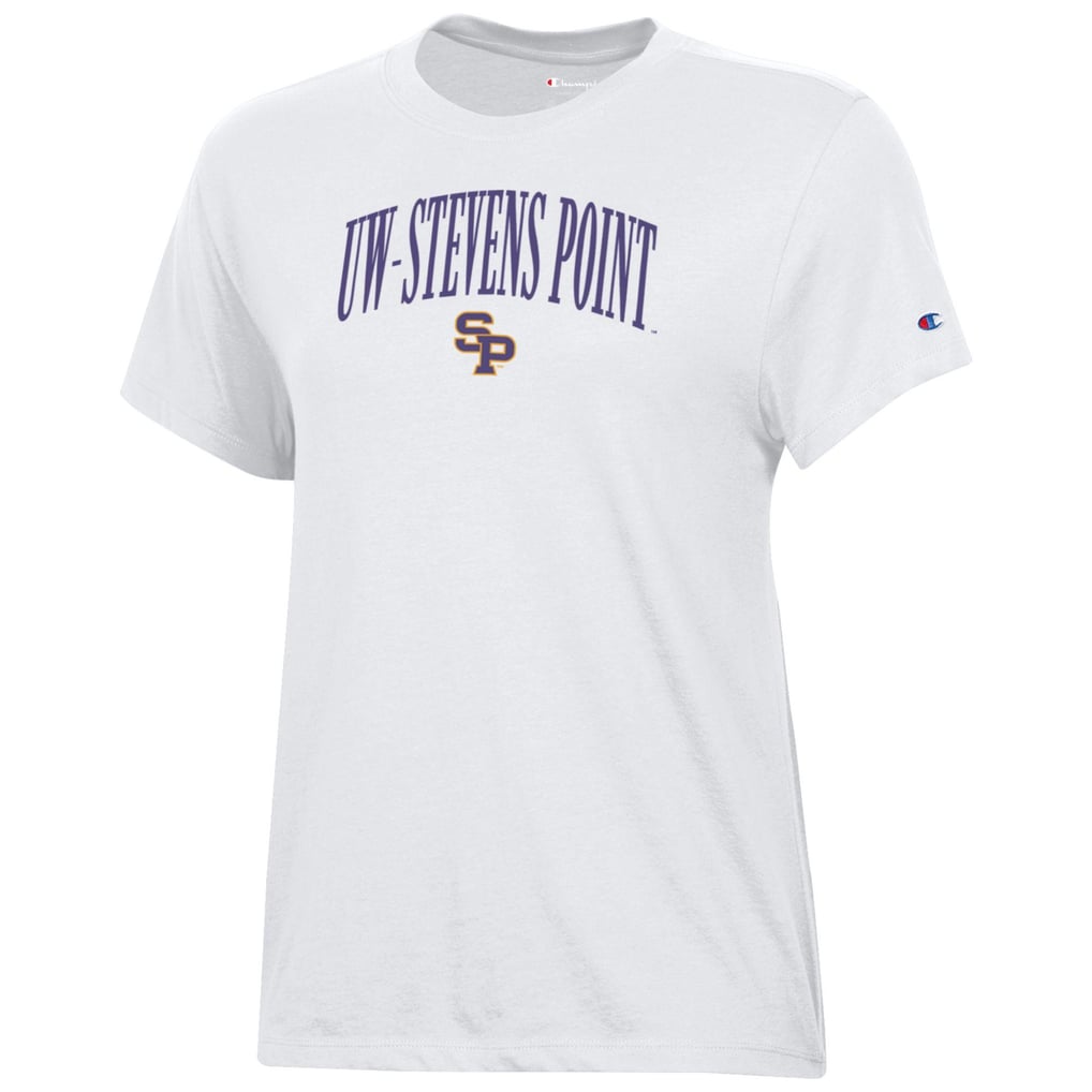  Wisconsin-Stevens Point Pointers Champion Women's Core T-Shirt - White