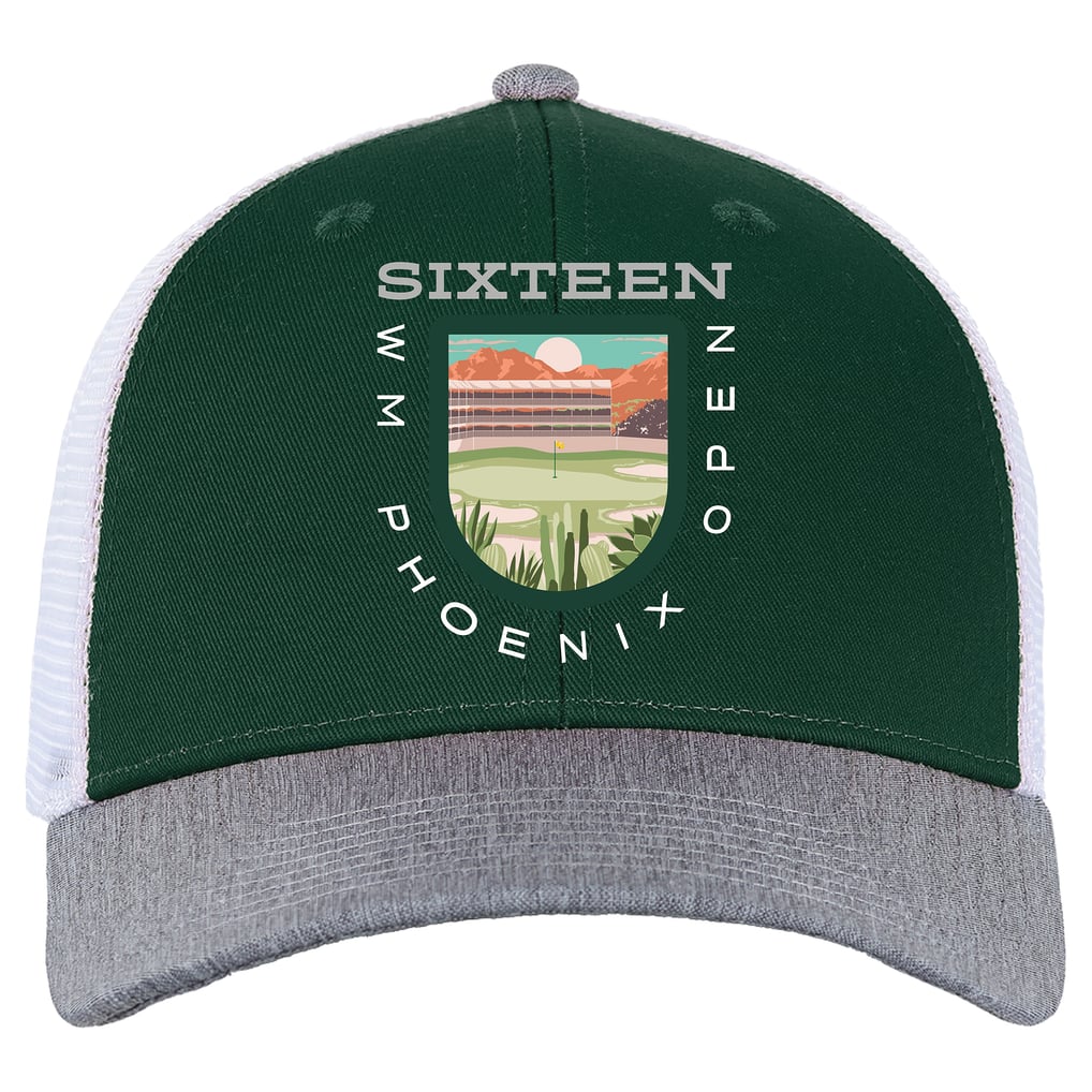WM Phoenix Open Ahead Brandt Adjustable Trucker Hat - Green/Gray
