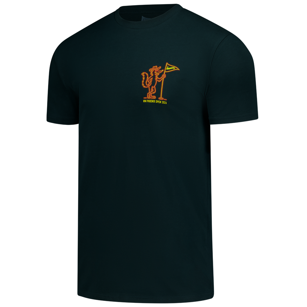 WM Phoenix Open Breezy Golf People's Open 24/7 T-Shirt - Black