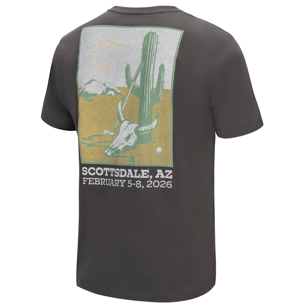 WM Phoenix Open FootJoy Cactus T-Shirt - Gray