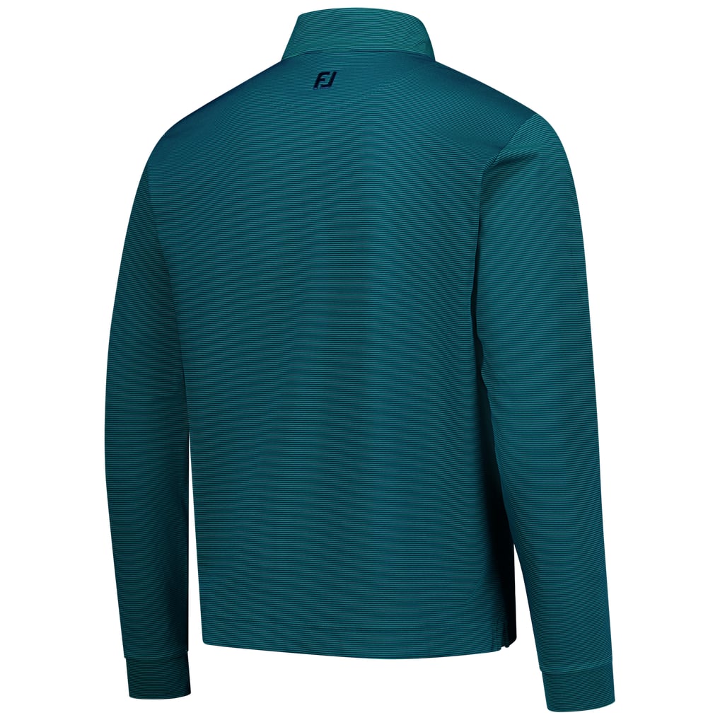 WM Phoenix Open FootJoy Ottoman Stripe Quarter-Zip Top - Green