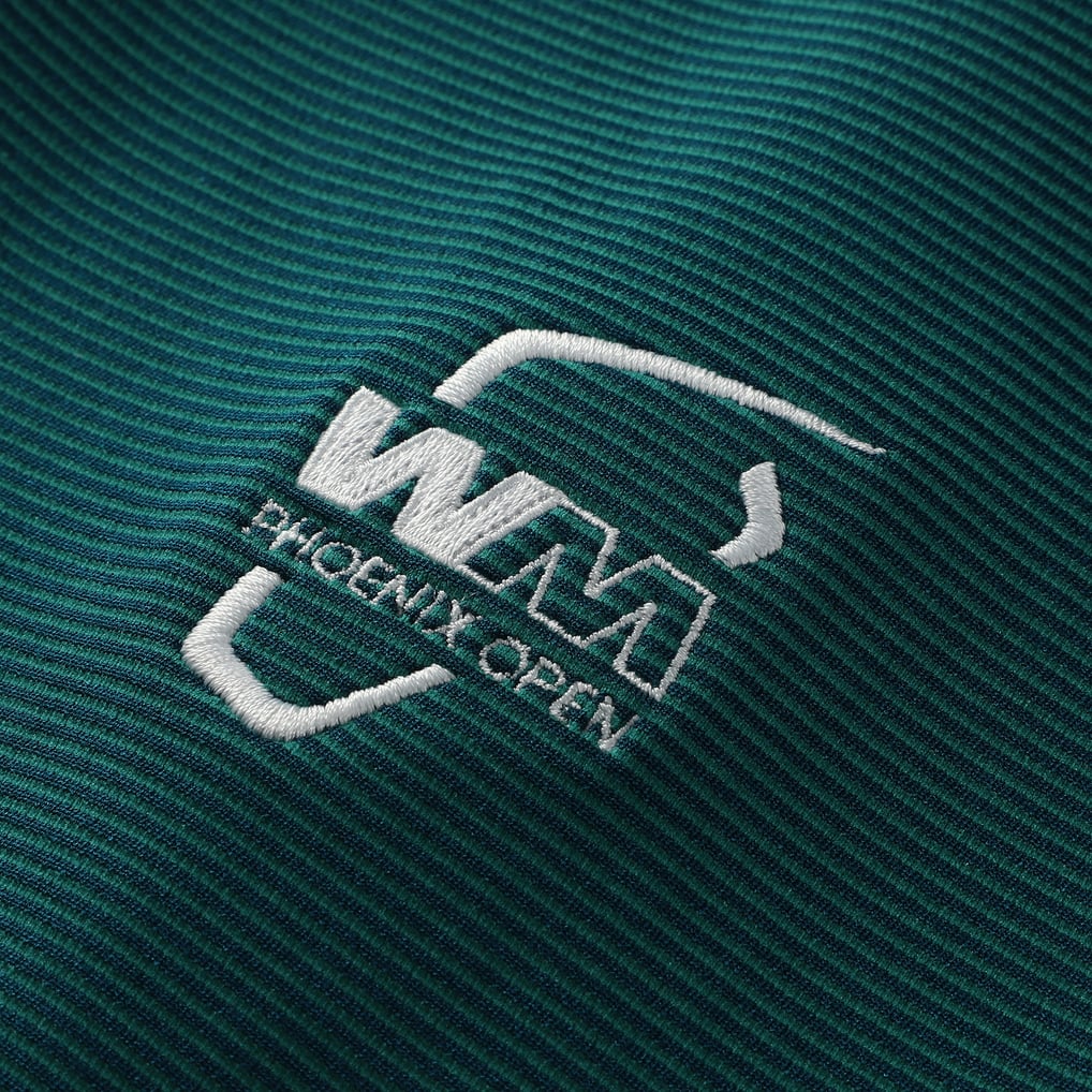 WM Phoenix Open FootJoy Ottoman Stripe Quarter-Zip Top - Green