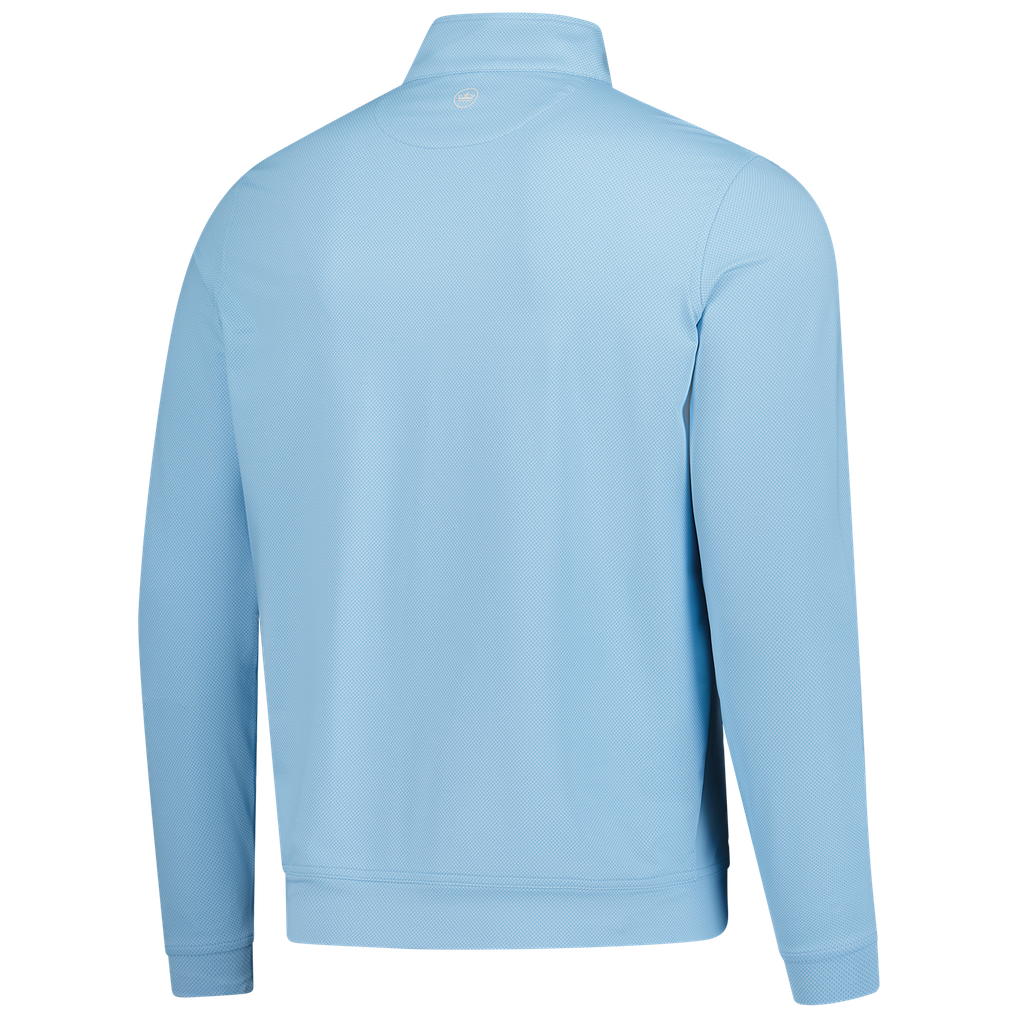 WM Phoenix Open Peter Millar Perth Birdseye Performance Quarter-Zip Top - Blue