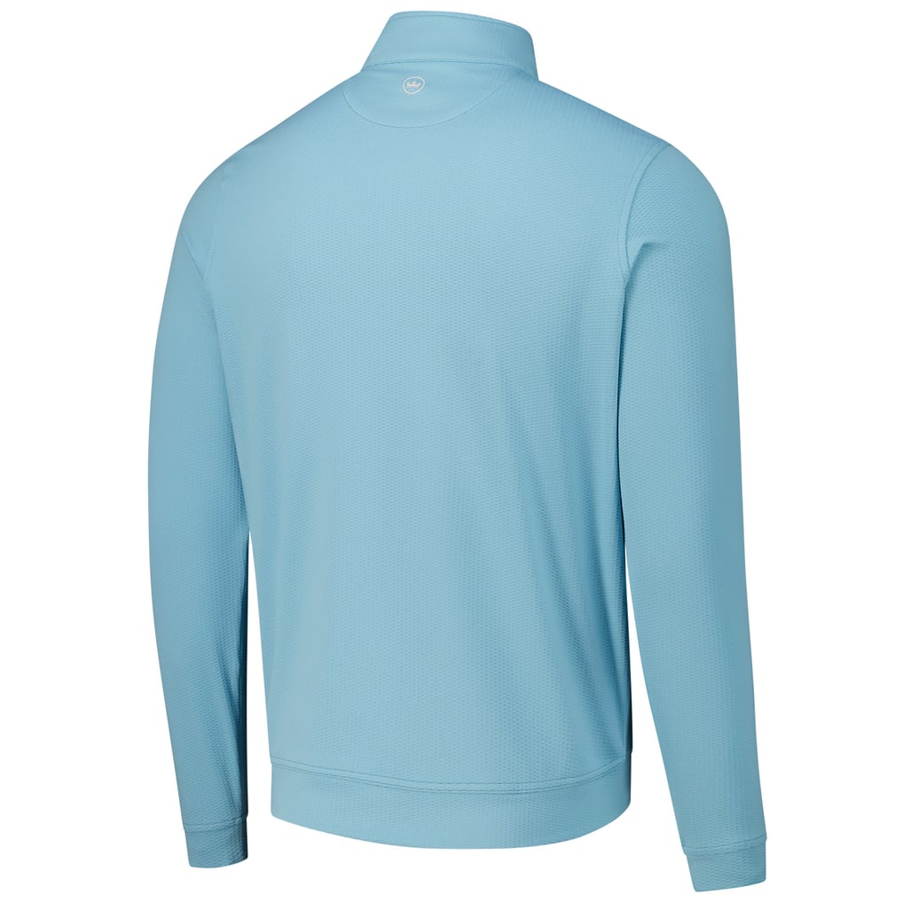 WM Phoenix Open Peter Millar Perth Oval Stitch Performance Quarter-Zip Top  - Blue
