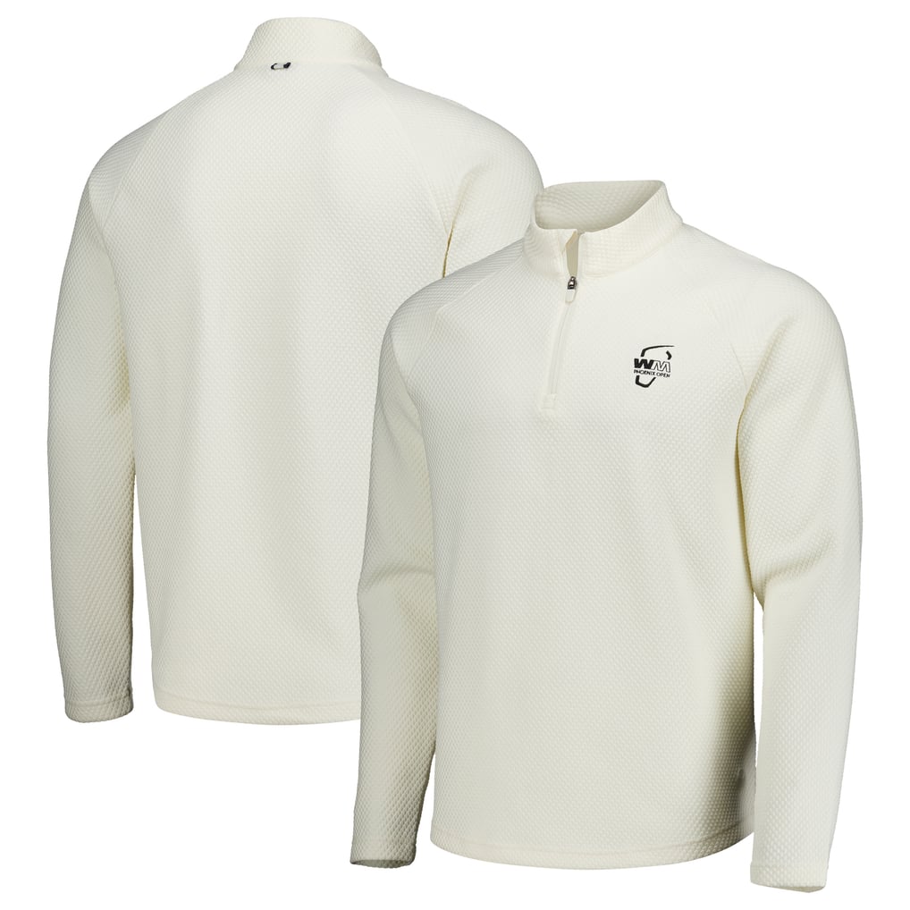 WM Phoenix Open Puma Boulder 2.0 Quarter-Zip Tri-Blend Jacket - White