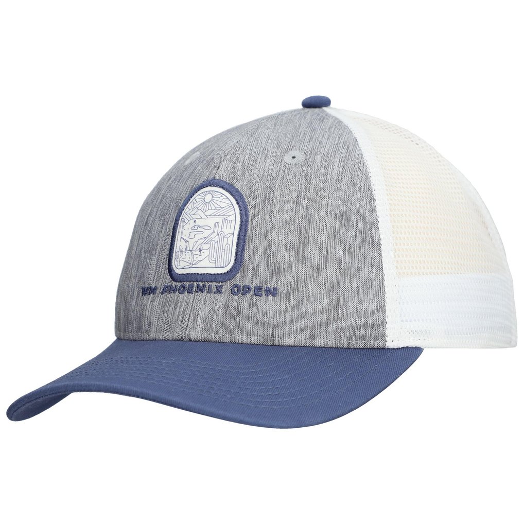 Men's WM Phoenix Open  Ahead Heather Gray Brant Adjustable Hat