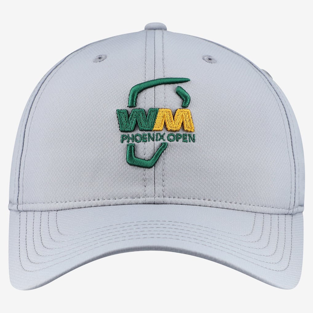 WM Phoenix Open Ahead Unisex  Frio Ultimate Fit AeroSphere Tech Adjustable Hat - Gray