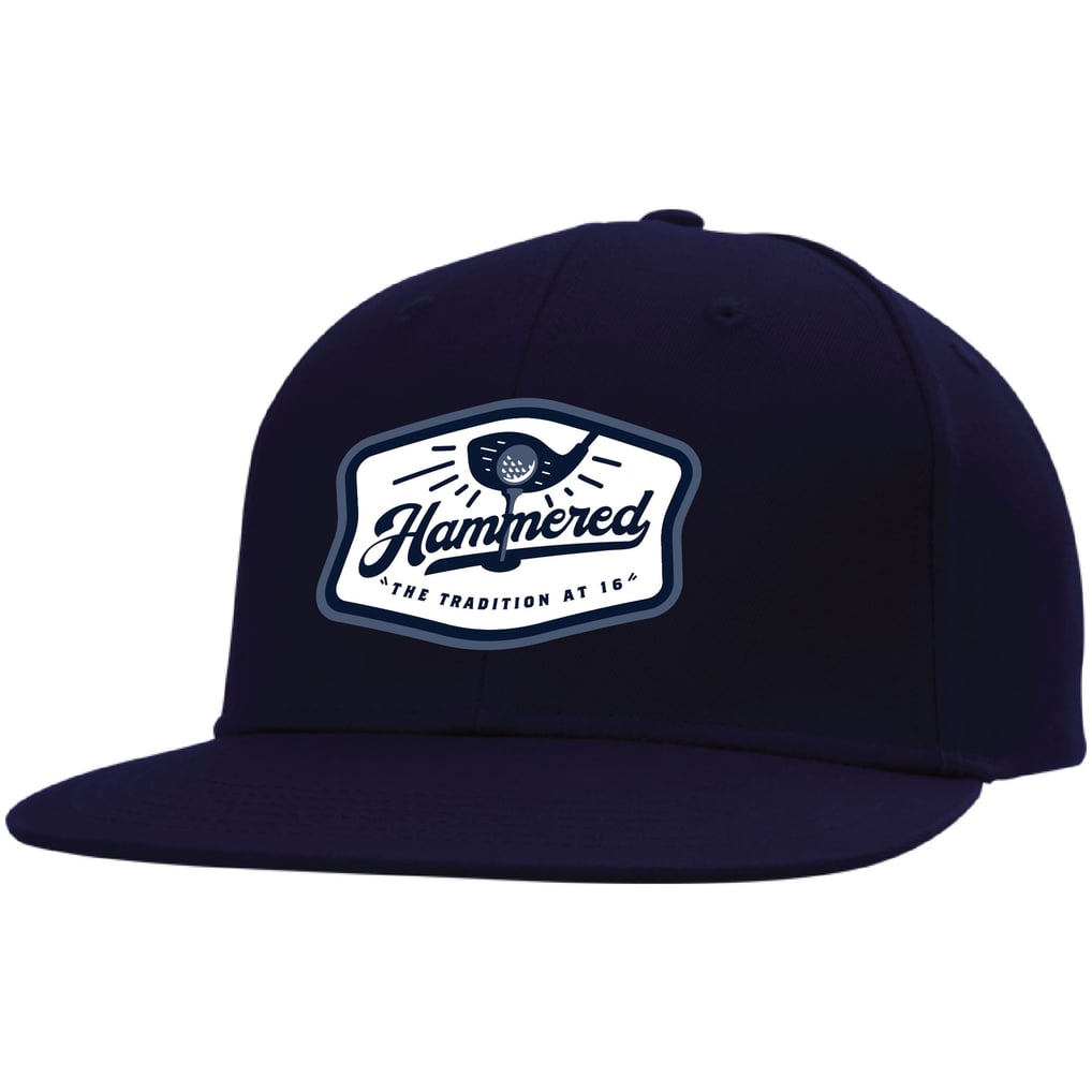 WM Phoenix Open Ahead Unisex Hammered Fox Snapback Hat - Navy