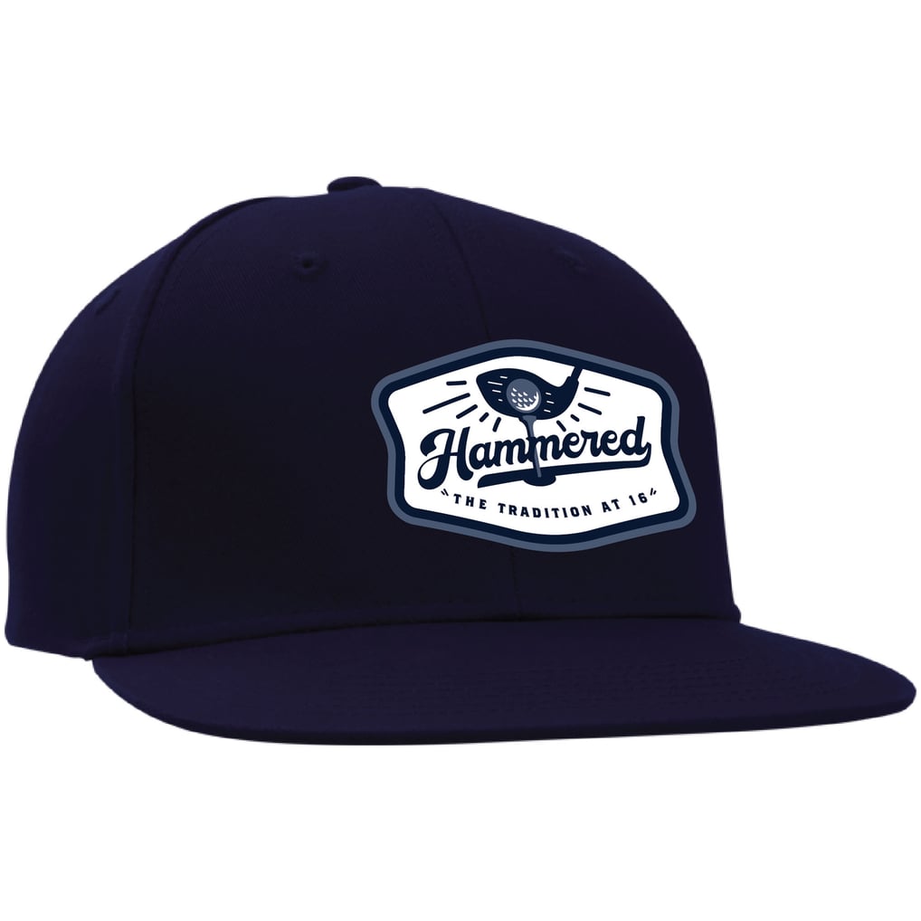 WM Phoenix Open Ahead Unisex Hammered Fox Snapback Hat - Navy
