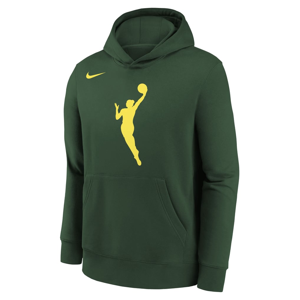 WNBA Logo Nike Youth Essential Team Pullover Hoodie - Hunter Green