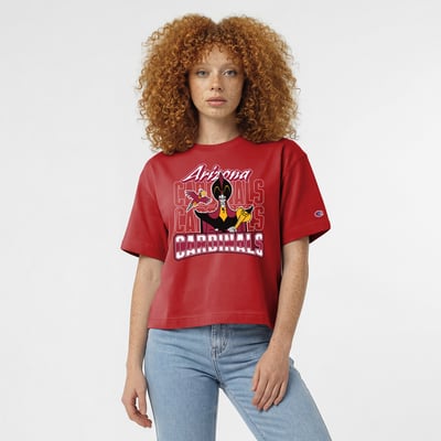 Arizona Cardinals Disney x Champion Women's Jafar & Iago All-Star T-Shirt - Bright Cardinal