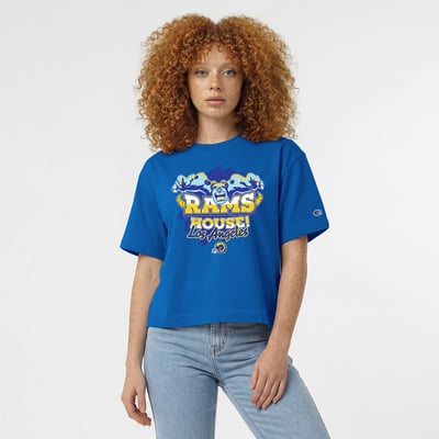 Los Angeles Rams Disney x Champion Women's Sulley All-Star T-Shirt - Royal