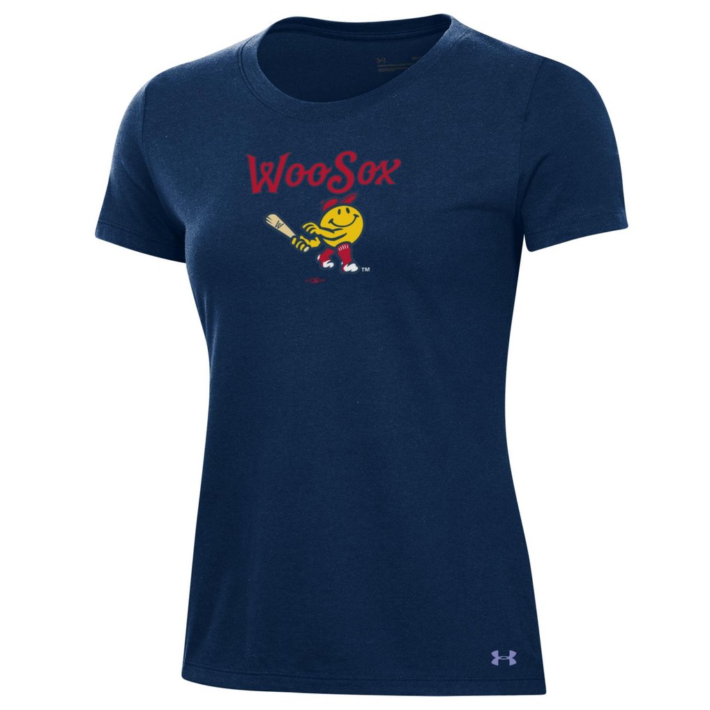 Worcester Red Sox Under Armour Women's Performance T-Shirt - Navy