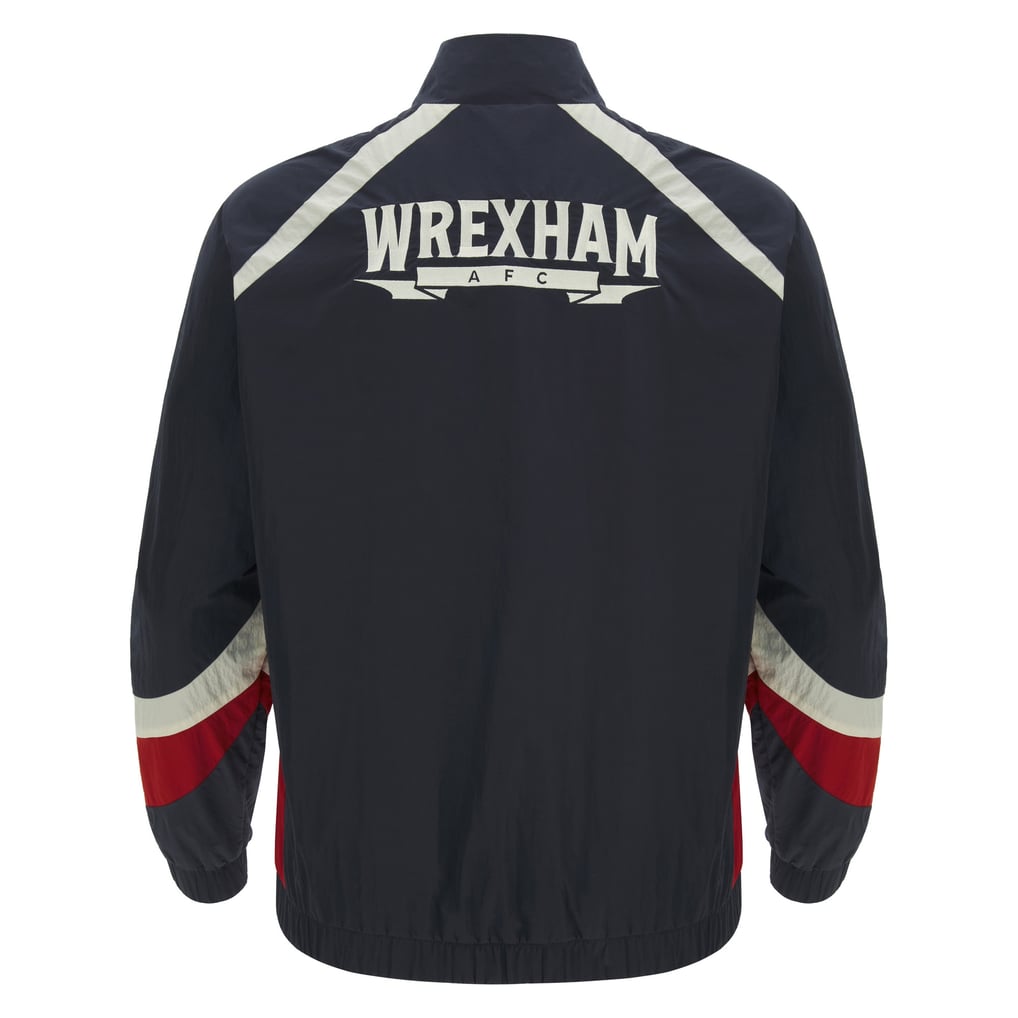  Wrexham Macron Heritage Anthem Full-Zip Jacket - Navy
