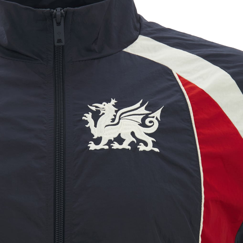  Wrexham Macron Heritage Anthem Full-Zip Jacket - Navy