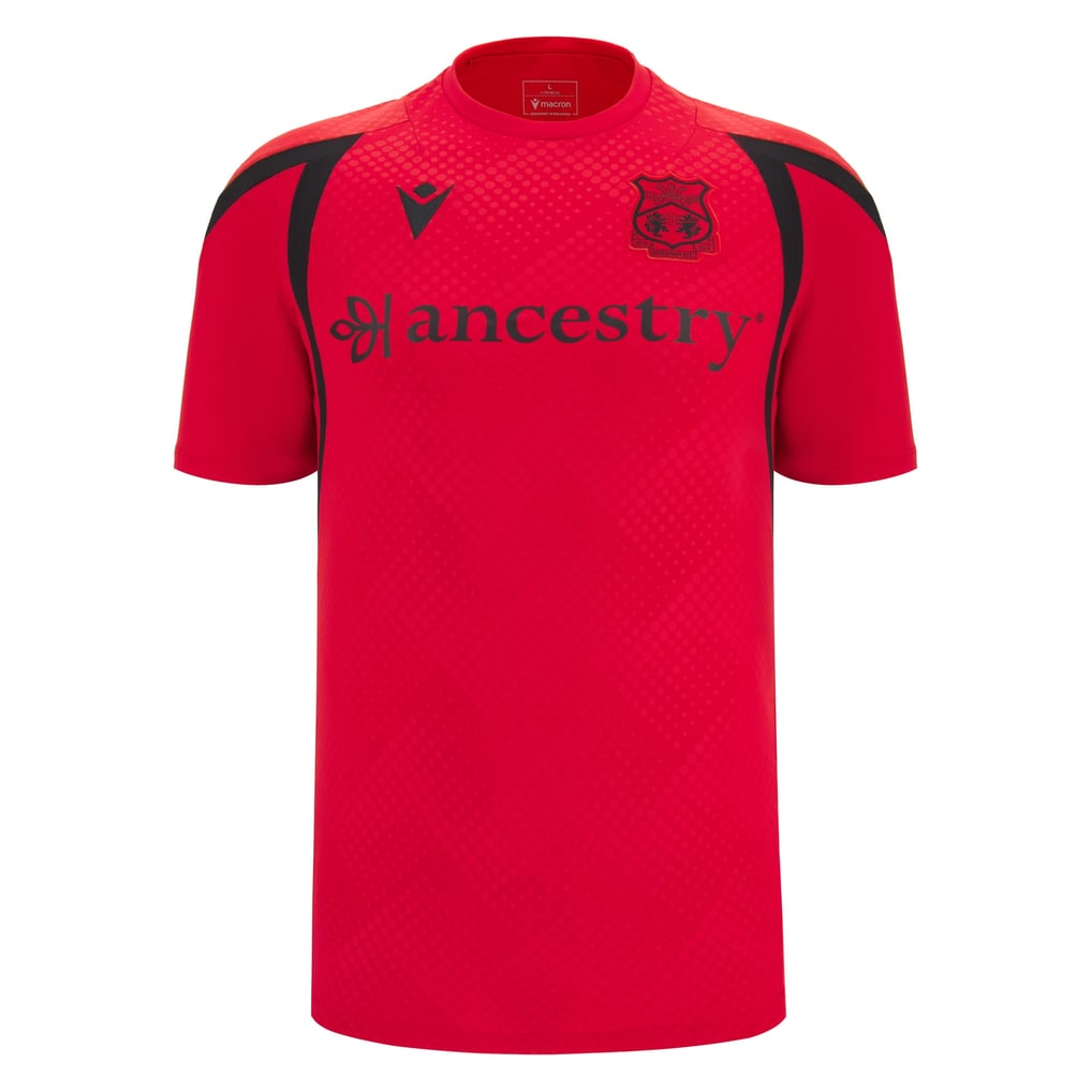  Wrexham Macron Training T-Shirt - Red
