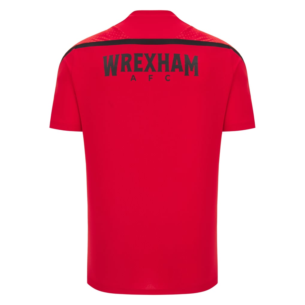  Wrexham Macron Training T-Shirt - Red