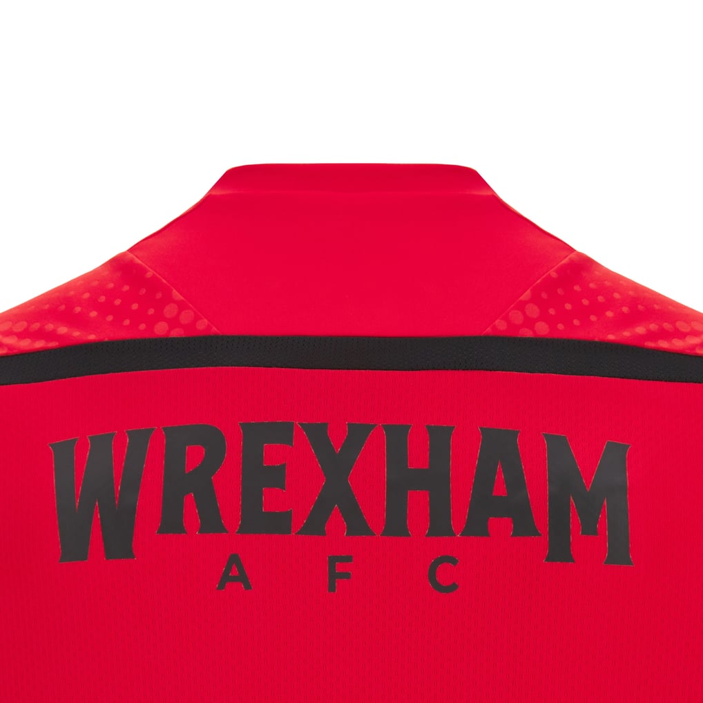 Wrexham Macron Training T-Shirt - Red