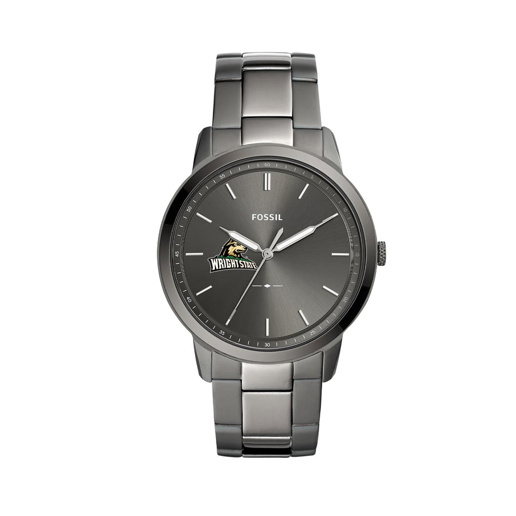 Wright State Raiders Fossil The Minimalist Three-Hand Smoke Watch