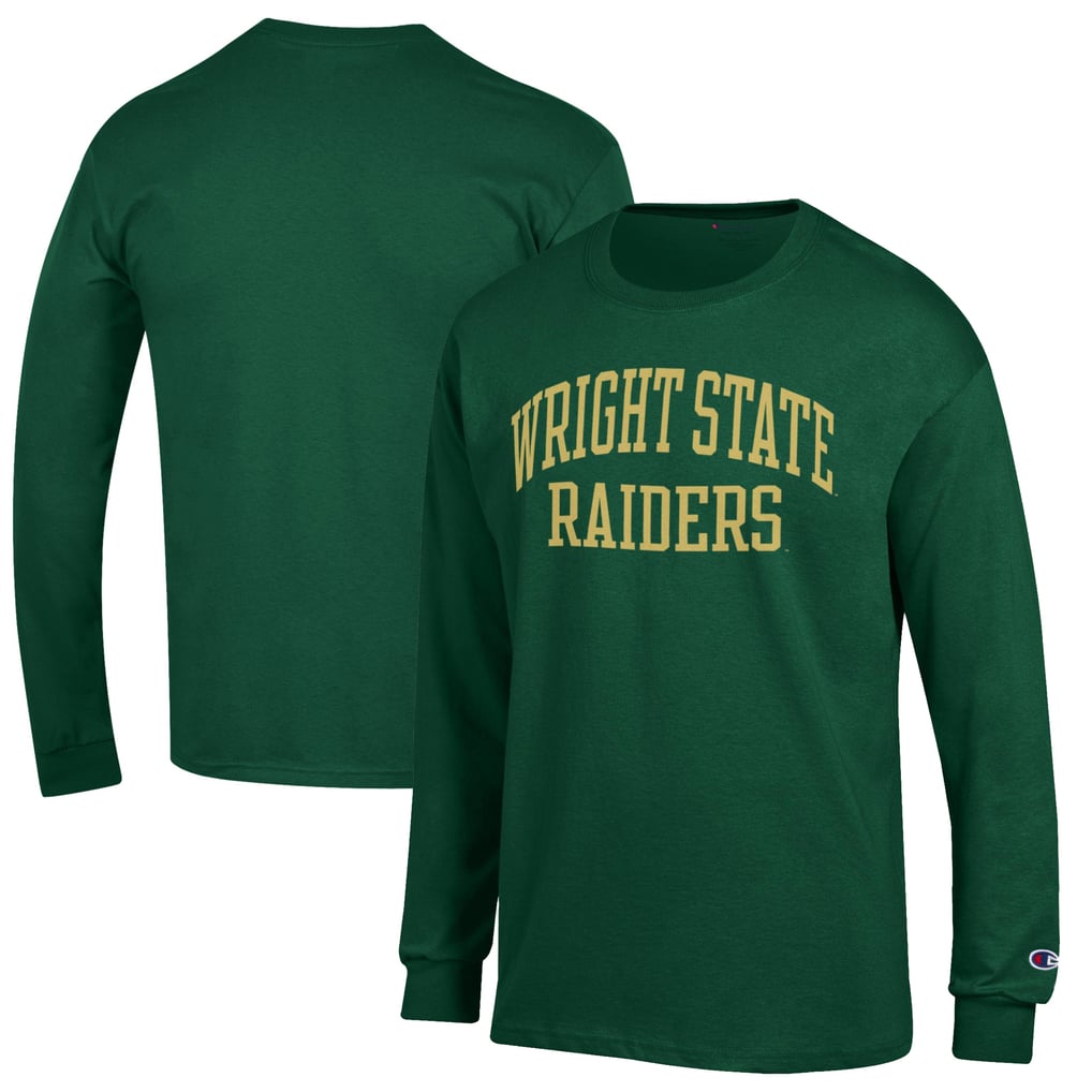 Wright State Raiders Champion Jersey Long Sleeve T-Shirt - Green