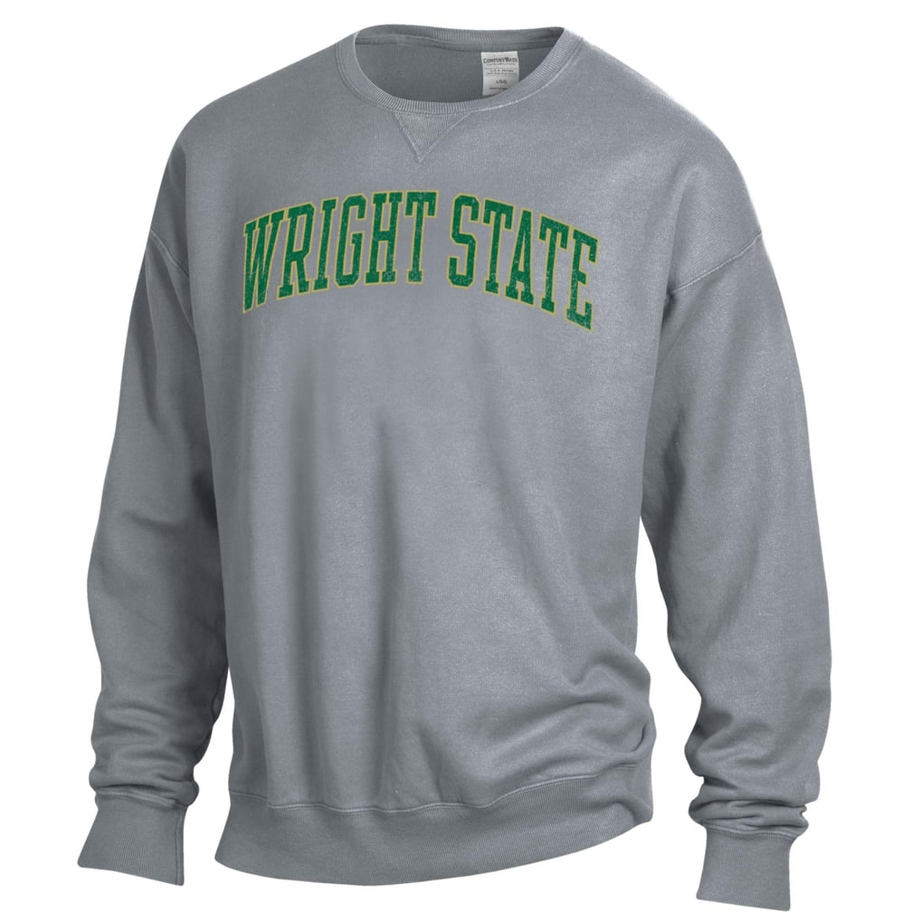 Wright State Raiders ComfortWash Garment Dyed Pullover Sweatshirt - Gray