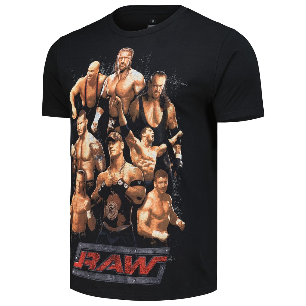 RAW Ripple Junction Ruthless Aggression Era Collage T-Shirt - Black