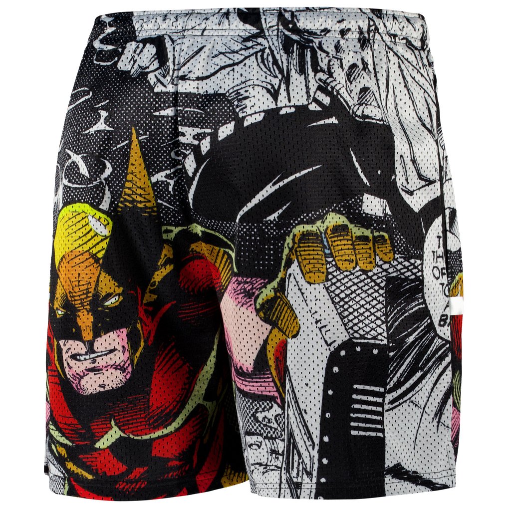 X-Men Chalk Line Wolverine Retro Shorts - White