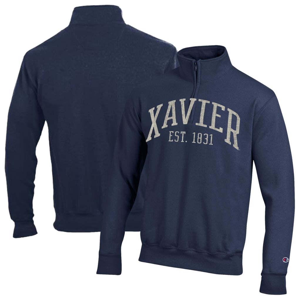  Xavier Musketeers Champion Established Date Quarter-Zip Pullover - Navy