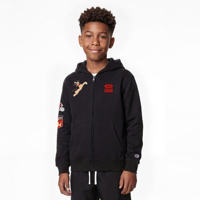 Cleveland Browns Disney x Champion Youth Pluto Full-Zip Hoodie - Black