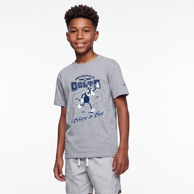Indianapolis Colts Disney x Champion Youth Horace Horsecollar T-Shirt - Heather Gray