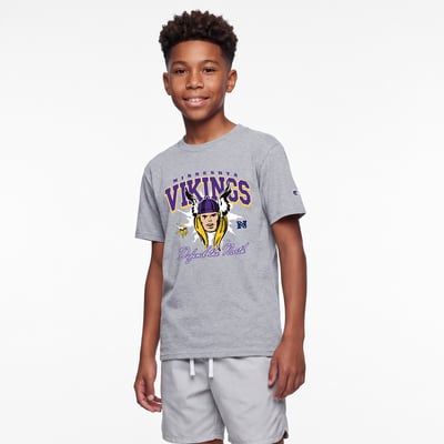 Minnesota Vikings Disney x Champion Youth Thor T-Shirt - Heather Gray
