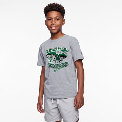 Philadelphia Eagles Disney x Champion Youth Doctor Doom T-Shirt - Heather Gray