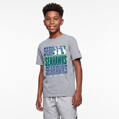 Seattle Seahawks Disney x Champion Youth Seagulls T-Shirt - Heather Gray