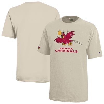 Arizona Cardinals Disney x Champion Youth Iago T-Shirt - Oatmeal