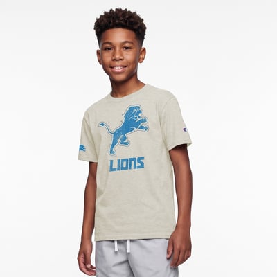 Detroit Lions Disney x Champion Youth Simba T-Shirt - Oatmeal